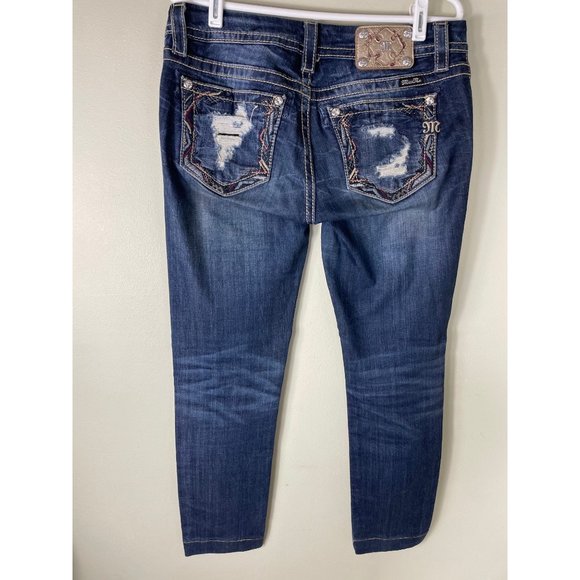 MISS ME JE82165A Denim jeans 29/31 signature Skinny Jeans - Picture 3 of 7